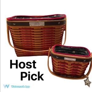 Bundle of 2 2001 Longaberger Baskets American